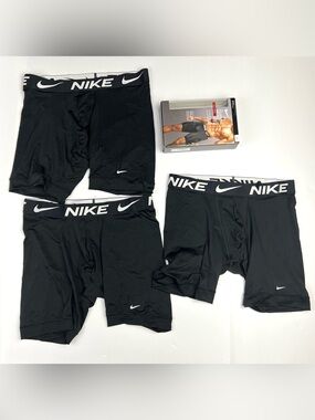 Nike 3 Pack Long Boxer Briefs Essential Micro Dri-FIT Men Size M New Opened Box